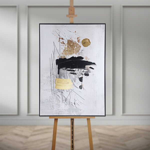 Quadro con elementi dipinti a mano 70x100 cm Fantasia I – Styler