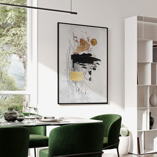Quadro con elementi dipinti a mano 70x100 cm Fantasia I – Styler
