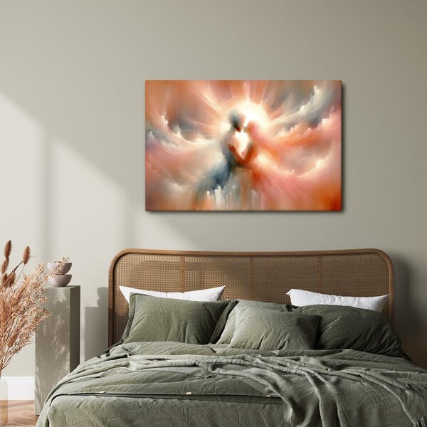 Quadro su tela – Bacio nella luce del cielo