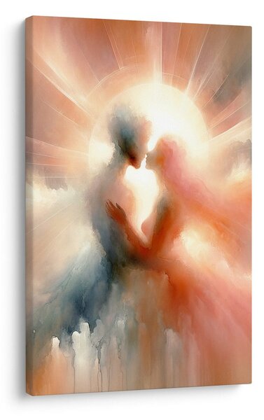 Quadro su tela – Innamorati tra le nuvole