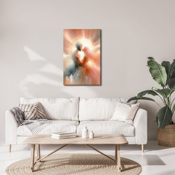 Quadro su tela – Innamorati tra le nuvole