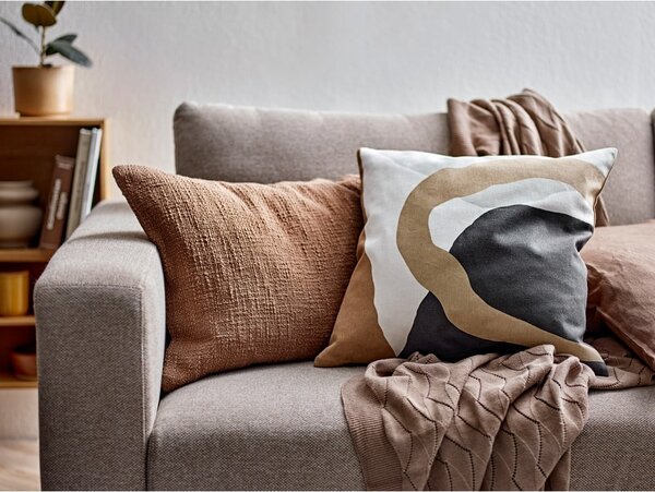 Coperta a maglia marrone 130x170 cm Gentle - Södahl