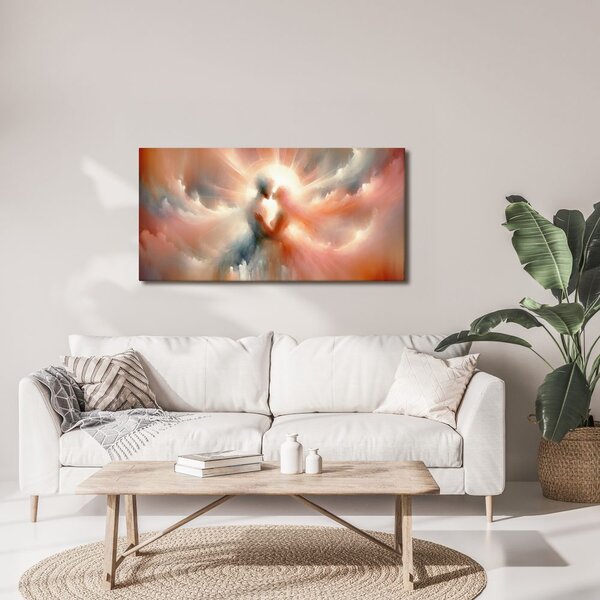 Quadro su tela – Amanti nella luce celeste
