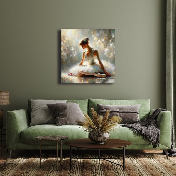 Quadro su tela – Ballerina nella calma onirica