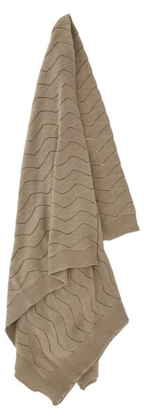 Coperta a maglia marrone 130x170 cm Gentle - Södahl