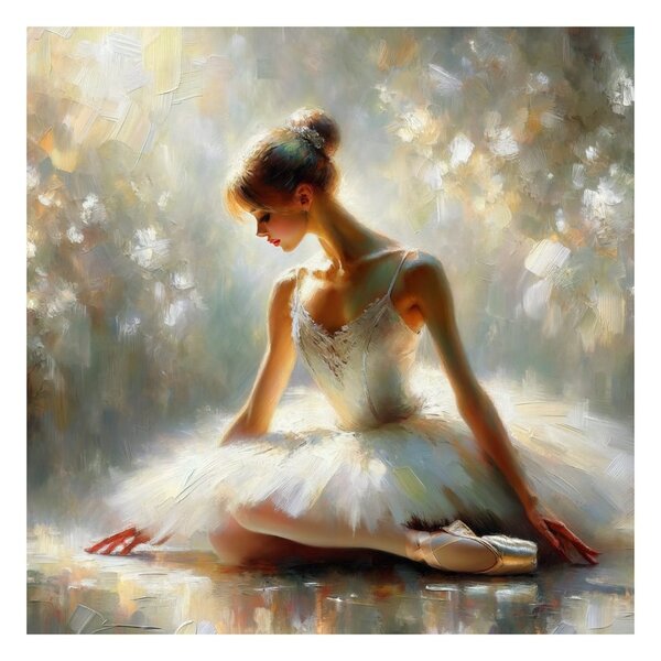 Quadro su tela – Ballerina nella calma onirica