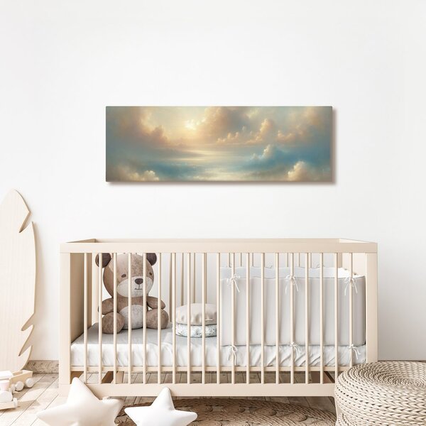 Quadro su tela – Luce tra le nuvole