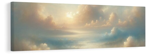 Quadro su tela – Luce tra le nuvole