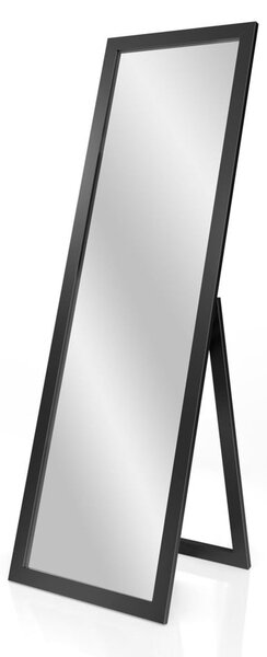 Specchio da terra con cornice nera, 46 x 146 cm Sicilia - Styler