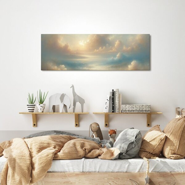 Quadro su tela – Luce tra le nuvole