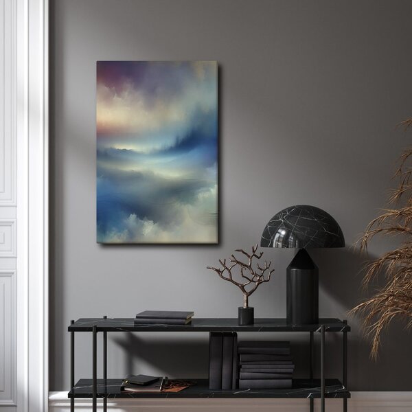 Quadro su tela – Bosco nella nebbia