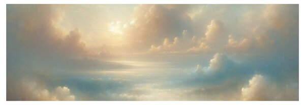 Quadro su tela – Luce tra le nuvole