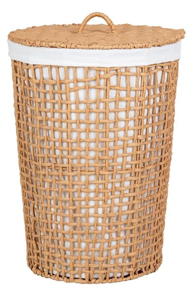 Cesto portabiancheria in carta di colore naturale 77 l Pomal - House Nordic