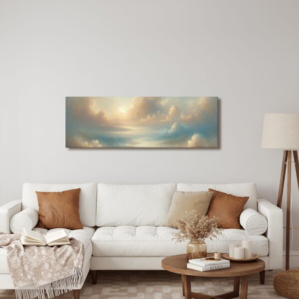 Quadro su tela – Luce tra le nuvole