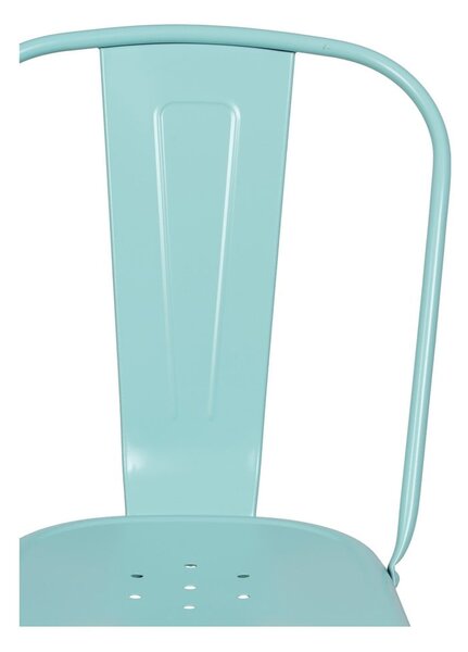 Set di 2 sedie da pranzo turchesi in metallo - Ixia