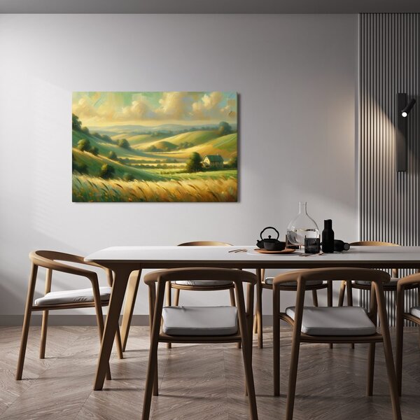 Quadro su tela – Campi dorati vicino alla solitudine