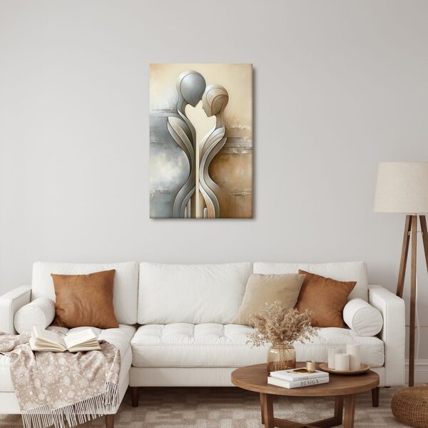 Quadro su tela – Vicinanza in astratto