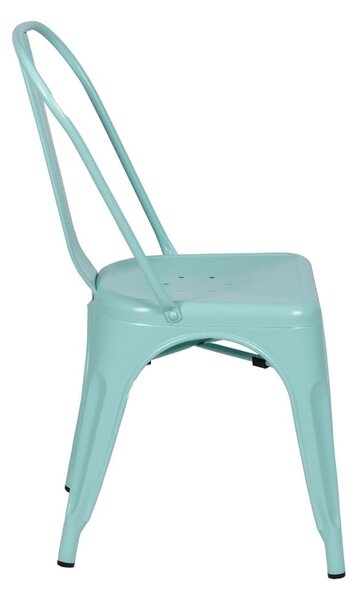 Set di 2 sedie da pranzo turchesi in metallo - Ixia