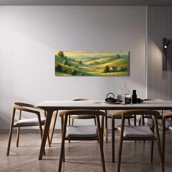 Quadro su tela – Colline pittoresche e grano