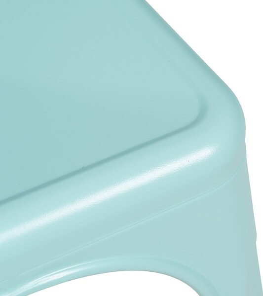 Set di 2 sedie da pranzo turchesi in metallo - Ixia