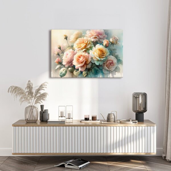 Quadro su tela – Carezza fiorita