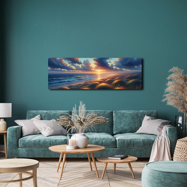Quadro su tela – Silenzio tra onde ed erba