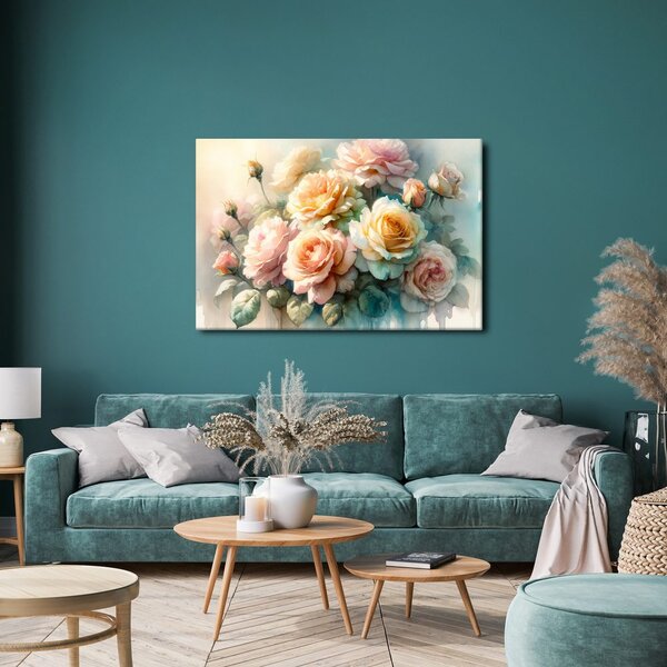 Quadro su tela – Carezza fiorita