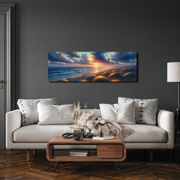 Quadro su tela – Silenzio tra onde ed erba