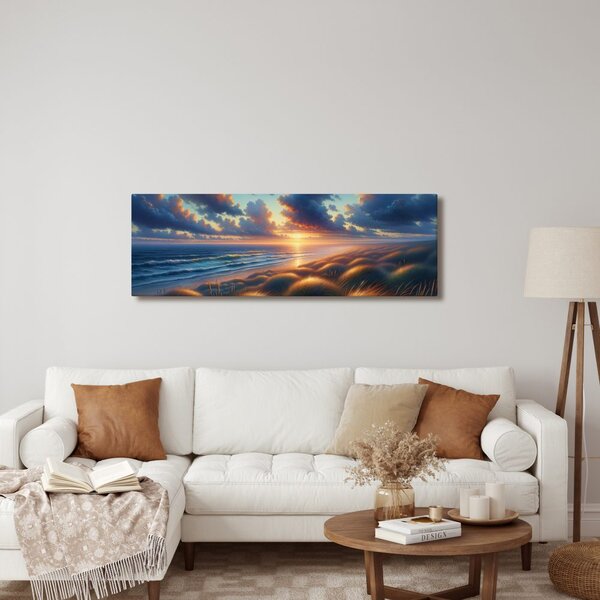 Quadro su tela – Silenzio tra onde ed erba