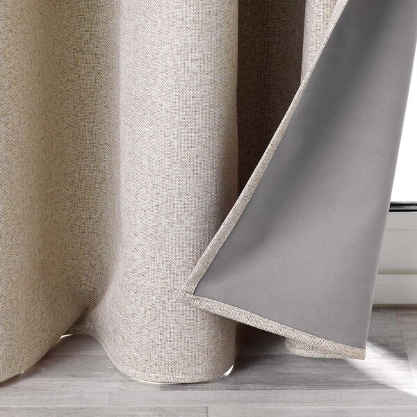 Tenda oscurante beige 140x260 cm Crepuscule - douceur d'intérieur