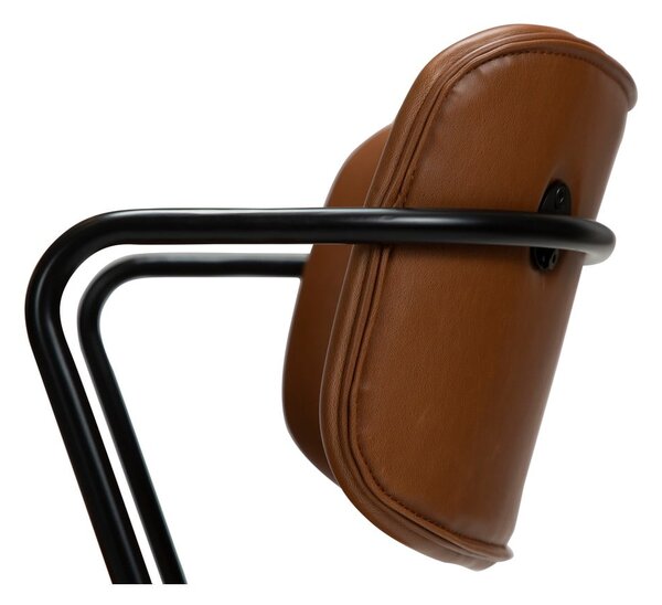 Sedia in similpelle marrone Zed - DAN-FORM Denmark