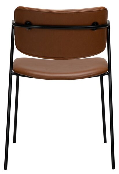 Sedia in similpelle marrone Zed - DAN-FORM Denmark