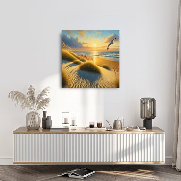 Quadro su tela – Raggi di sole sul mare