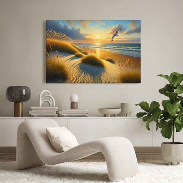 Quadro su tela – Silenzio mattutino sulle dune