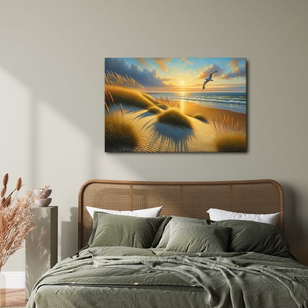 Quadro su tela – Silenzio mattutino sulle dune
