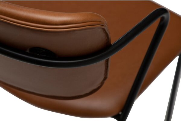 Sedia in similpelle marrone Zed - DAN-FORM Denmark
