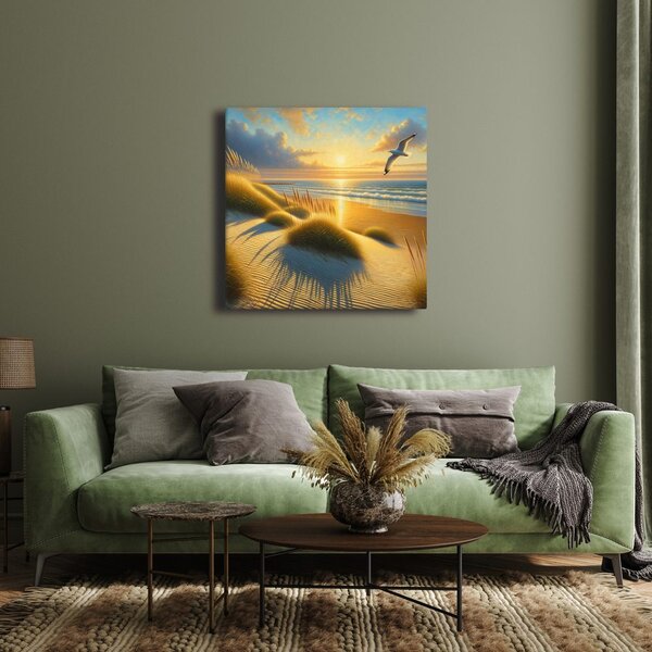 Quadro su tela – Raggi di sole sul mare