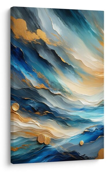 Quadro su tela – Flusso di colori