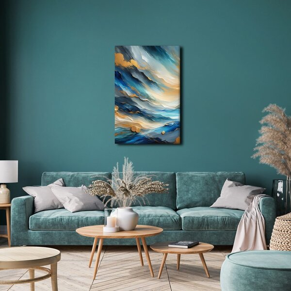 Quadro su tela – Flusso di colori