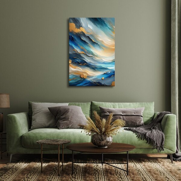 Quadro su tela – Flusso di colori