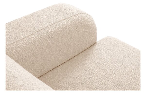 Divano angolare beige in tessuto bouclé (angolo sinistro) Molino - Micadoni Home
