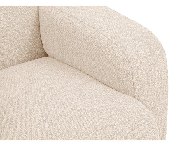 Divano angolare beige in tessuto bouclé (angolo sinistro) Molino - Micadoni Home
