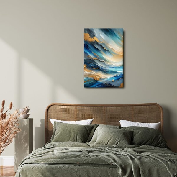 Quadro su tela – Flusso di colori