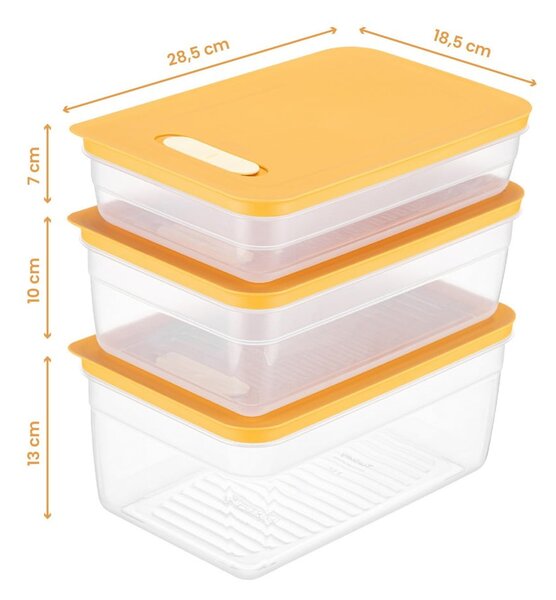 Set di contenitori alimentari 3 pz - Hermia