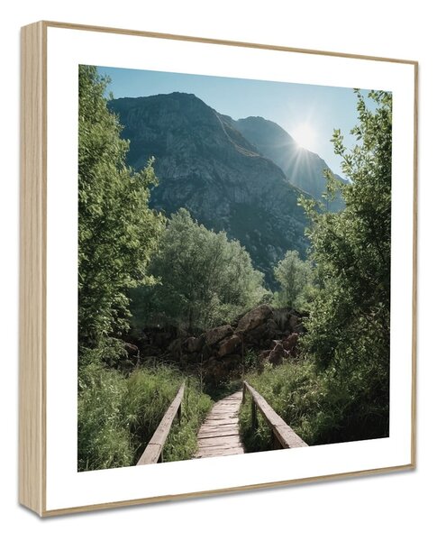 Quadri in set di 4 30x30 cm Sunrise Hike