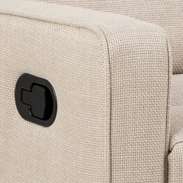 Poltrona relax beige Asila - Actona