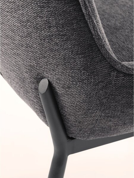 Sedia da pranzo grigio scuro Calgary - Unique Furniture