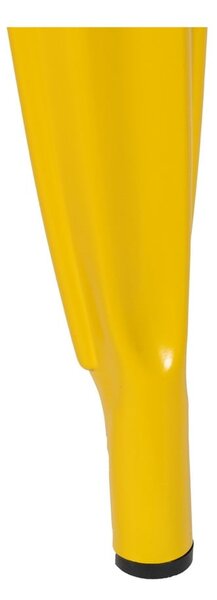 Set di 2 sedie da pranzo gialle in metallo - Ixia