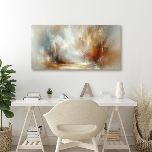 Quadro su tela – Astrazione calda e moderna