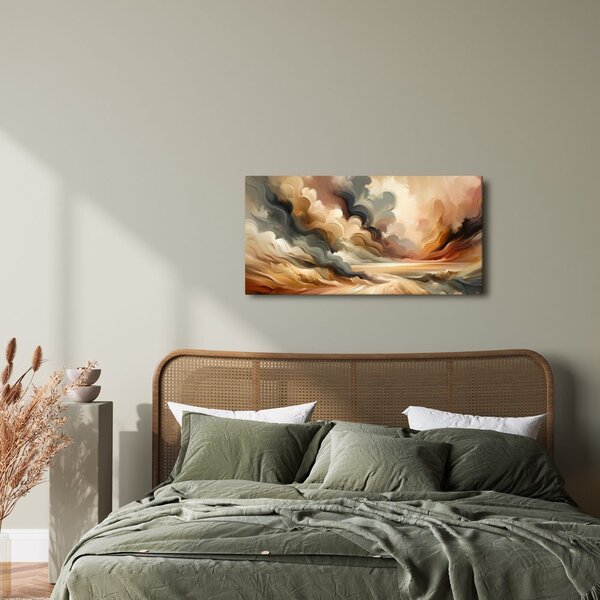 Quadro su tela – Nuvole vorticose al tramonto